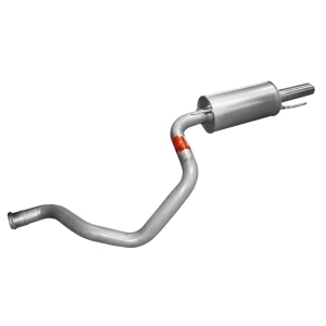 Walker Quiet Flow Rear Aluminized Steel Round Exhaust Muffler And Pipe Assembly for Toyota Sequoia - 55311