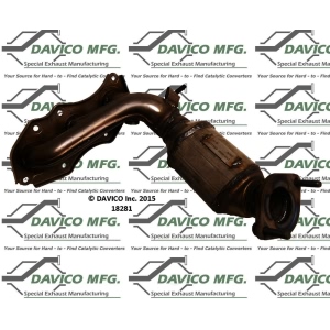 Davico Exhaust Manifold with Integrated Catalytic Converter for Toyota Sienna - 18281
