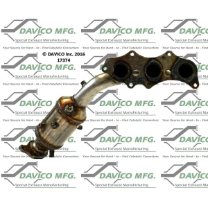 Davico Exhaust Manifold with Integrated Catalytic Converter for Toyota FJ Cruiser - 17374