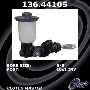 Centric Premium Clutch Master Cylinder for Toyota Celica - 136.44105