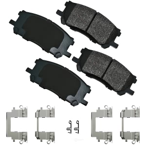 Akebono Pro-ACT™ Ultra-Premium Ceramic Front Disc Brake Pads for Toyota Highlander - ACT1005A