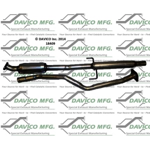 Davico Direct Fit Catalytic Converter and Pipe Assembly for Scion tC - 18409