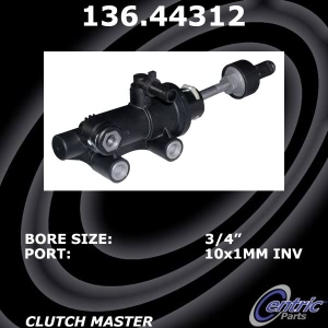 Centric Premium Clutch Master Cylinder for Toyota Tacoma - 136.44312