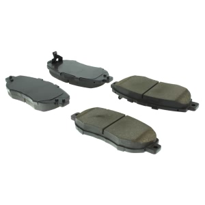 Centric Posi Quiet™ Extended Wear Semi-Metallic Front Disc Brake Pads for Toyota Supra - 106.06190
