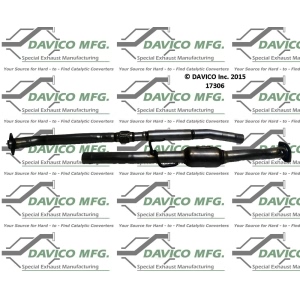 Davico Direct Fit Catalytic Converter and Pipe Assembly for Toyota RAV4 - 17306