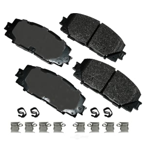 Akebono Pro-ACT™ Ultra-Premium Ceramic Front Disc Brake Pads for Toyota Corolla - ACT1184A