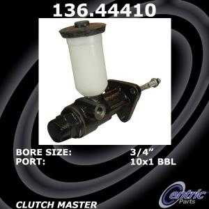 Centric Premium™ Clutch Master Cylinder for Toyota Land Cruiser - 136.44410