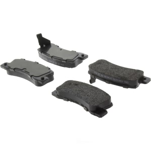 Centric Posi Quiet™ Extended Wear Semi-Metallic Rear Disc Brake Pads for Toyota Solara - 106.03250