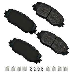 Akebono Pro-ACT™ Ultra-Premium Ceramic Front Disc Brake Pads for Toyota Corolla - ACT1210A
