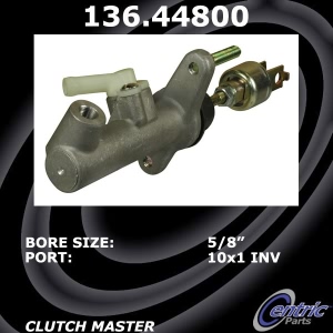 Centric Premium Clutch Master Cylinder for Toyota Previa - 136.44800