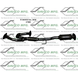 Davico Direct Fit Catalytic Converter and Pipe Assembly for Toyota Solara - 17383