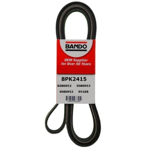 BANDO Rib Ace™ V-Ribbed Serpentine Belt for Toyota Sequoia - 8PK2415