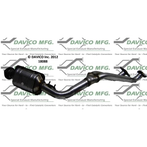 Davico Direct Fit Catalytic Converter and Pipe Assembly for Toyota Land Cruiser - 18088