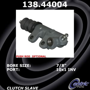 Centric Premium Clutch Slave Cylinder for Toyota Corolla - 138.44004