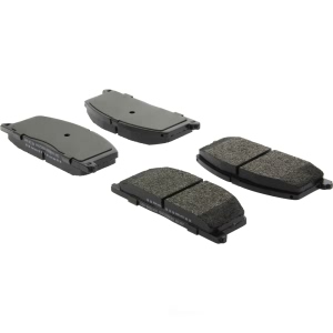 Centric Posi Quiet™ Extended Wear Semi-Metallic Front Disc Brake Pads for Toyota Tercel - 106.02420