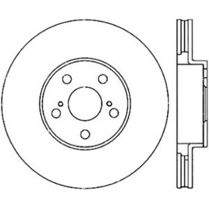 Centric Premium™ Brake Rotor for Scion tC - 125.44114