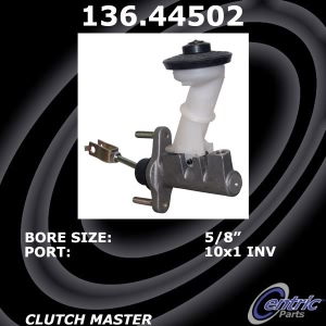 Centric Premium Clutch Master Cylinder for Toyota Paseo - 136.44502