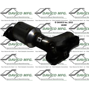 Davico Exhaust Manifold with Integrated Catalytic Converter for Toyota Sienna - 18280