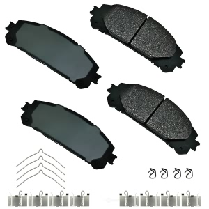 Akebono Pro-ACT™ Ultra-Premium Ceramic Front Disc Brake Pads for Toyota Highlander - ACT1324A