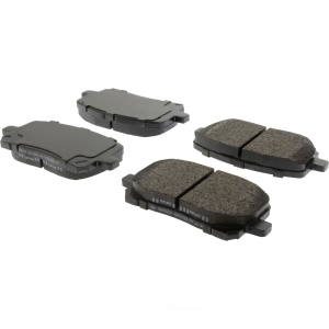 Centric Posi Quiet™ Extended Wear Semi-Metallic Front Disc Brake Pads for Toyota Corolla - 106.09230