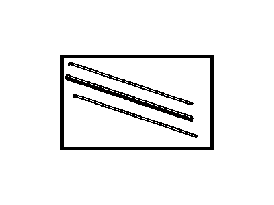 Toyota 85223-07010 Front Wiper Blade Rubber, Left