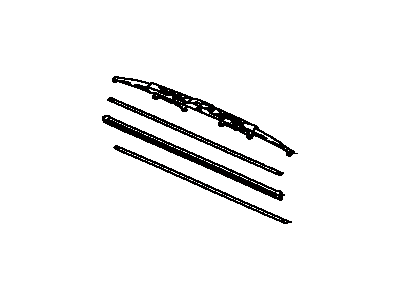 Toyota 85212-07010 Front Wiper Blade, Right