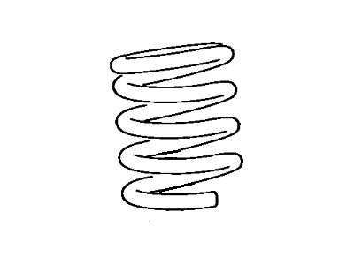 Toyota 48131-17440 Spring, Coil, Front