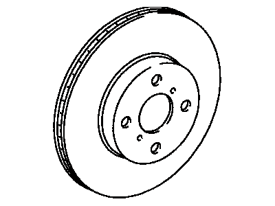 Toyota 43512-17131 Front Disc