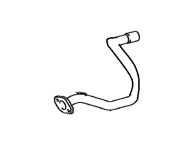 Toyota 17430-28610 Exhaust Tail Pipe Assembly