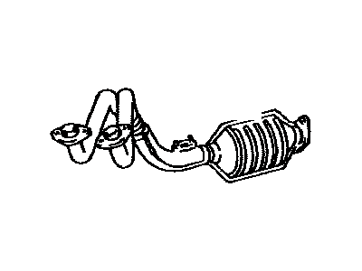 Toyota 17401-66060 Front Exhaust Pipe Assembly