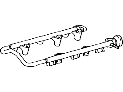 Toyota 23807-31010 Pipe Sub-Assy, Fuel Delivery