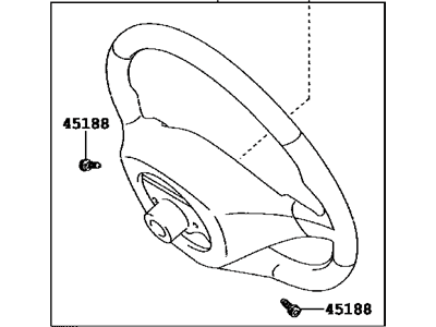Toyota 45100-35470-B0 Wheel Assembly, Steering