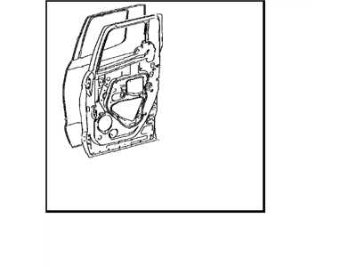 Toyota 67004-0C130 Panel Sub-Assy, Rear Door, LH