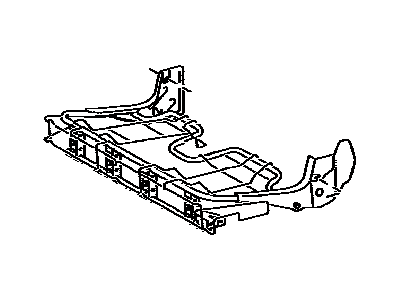 Toyota 71016-0C050 Frame Sub-Assembly, Rear Seat