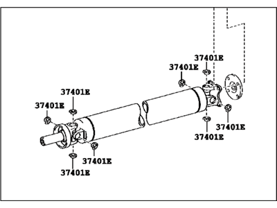 Toyota 37110-0C081 Propelle Shaft Assembly