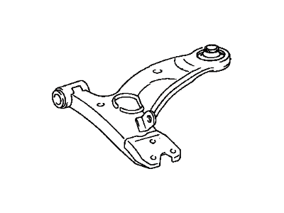 Toyota 48068-32080 Front Suspension Control Arm Sub-Assembly Lower Right