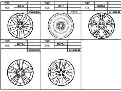Toyota 42611-0E290 Wheel, Disc