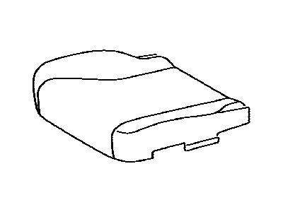 Toyota 71072-33E21-B5 Front Seat Cushion Cover, Left(For Separate Type)