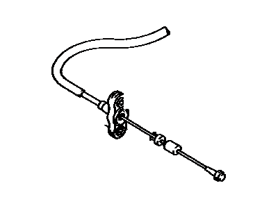 Toyota 78180-89160 Cable Assy, Accelerator Control