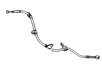 Toyota 46430-17100 Rear Cable