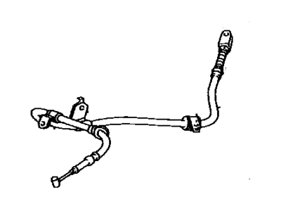 Toyota 46420-17090 Cable Assembly, Parking Brake