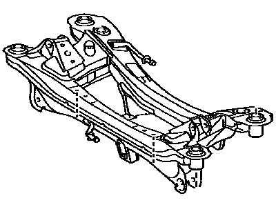 Toyota 51206-12160 Member Sub-Assembly, Rear