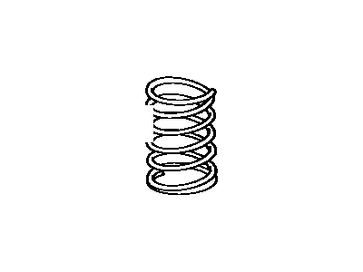 Toyota 48231-28570 Spring, Coil, Rear