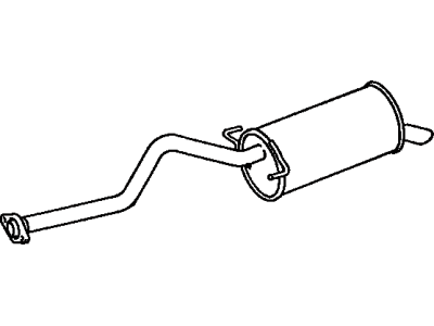 Toyota 17430-76010 Exhaust Tail Pipe Assembly