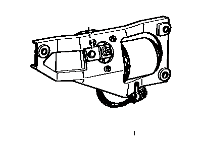 Toyota 85120-91255 Motor And Bracket Assembly, Rear WIPER