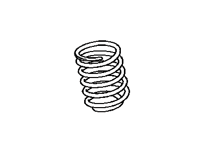 Toyota 48231-35440 Spring, Coil, Rear