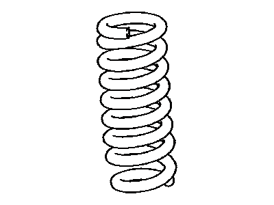 Toyota 48131-35610 Spring, Coil, Front