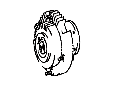 Toyota 16210-62010 Coupling Assembly, Fluid