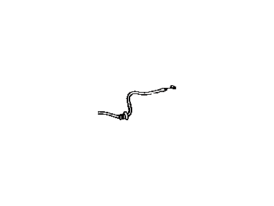 Toyota 53630-52162 Cable Assembly, Hood Loc