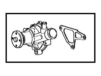 Toyota 16100-19015 Engine Water Pump Assembly